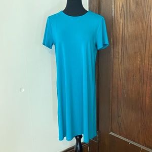 SOLD J. Jill Teal T-shirt Dress